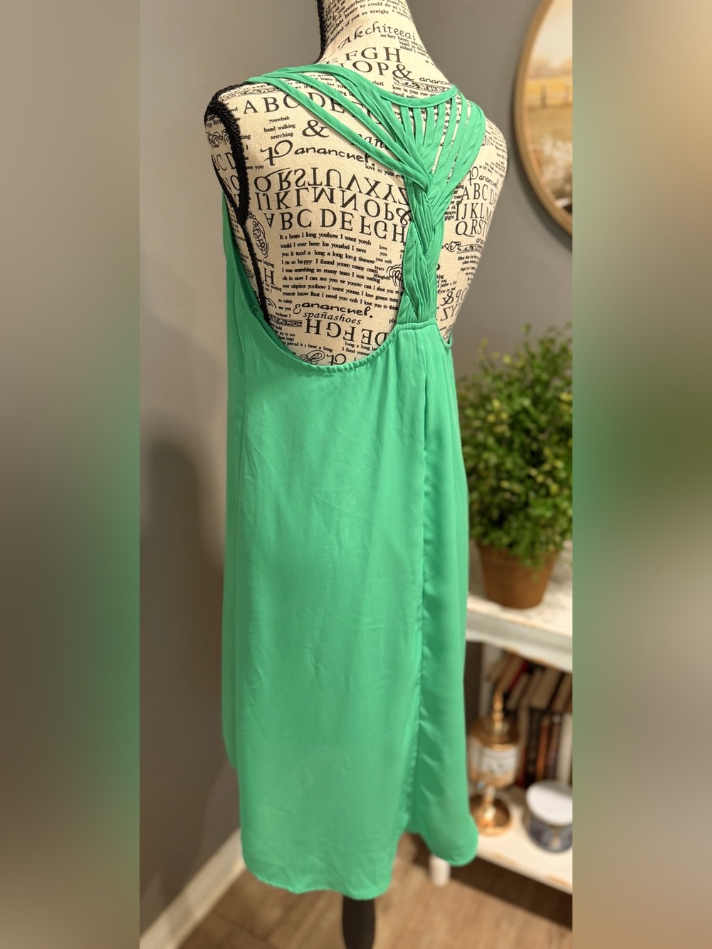 Umgee Mint Green Backless Strappy Sundress
